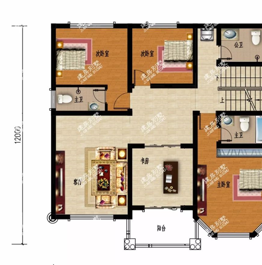 房屋基本信息說明:13.6×14米,佔地153.