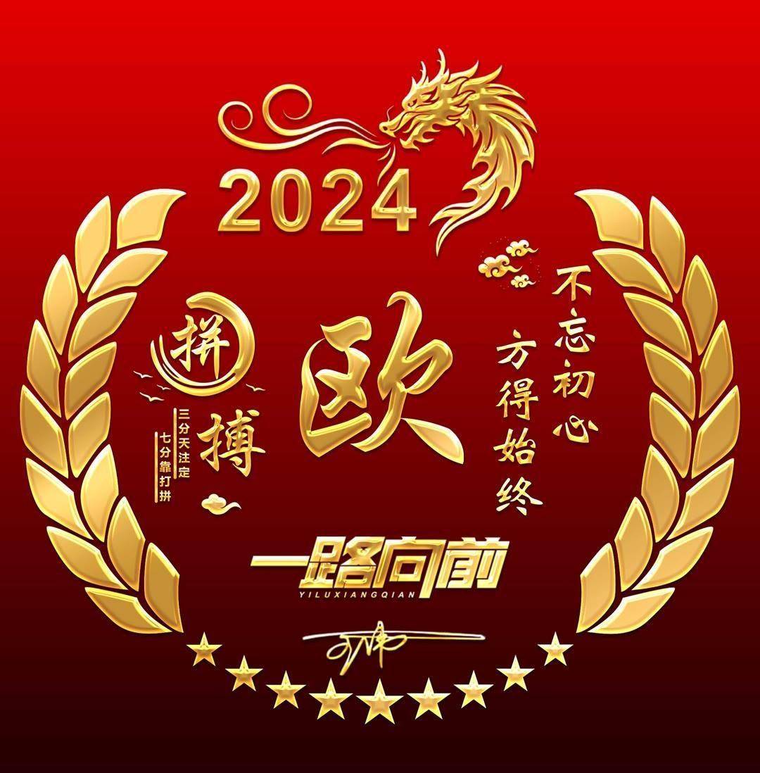 2024你該換個微信頭像了,龍年一路向前個性簽名頭像