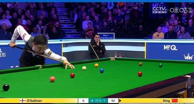 2024斯诺克大师赛:丁俊晖虽打出3连鞭轰出满分,仍以3-6完败火箭_进攻