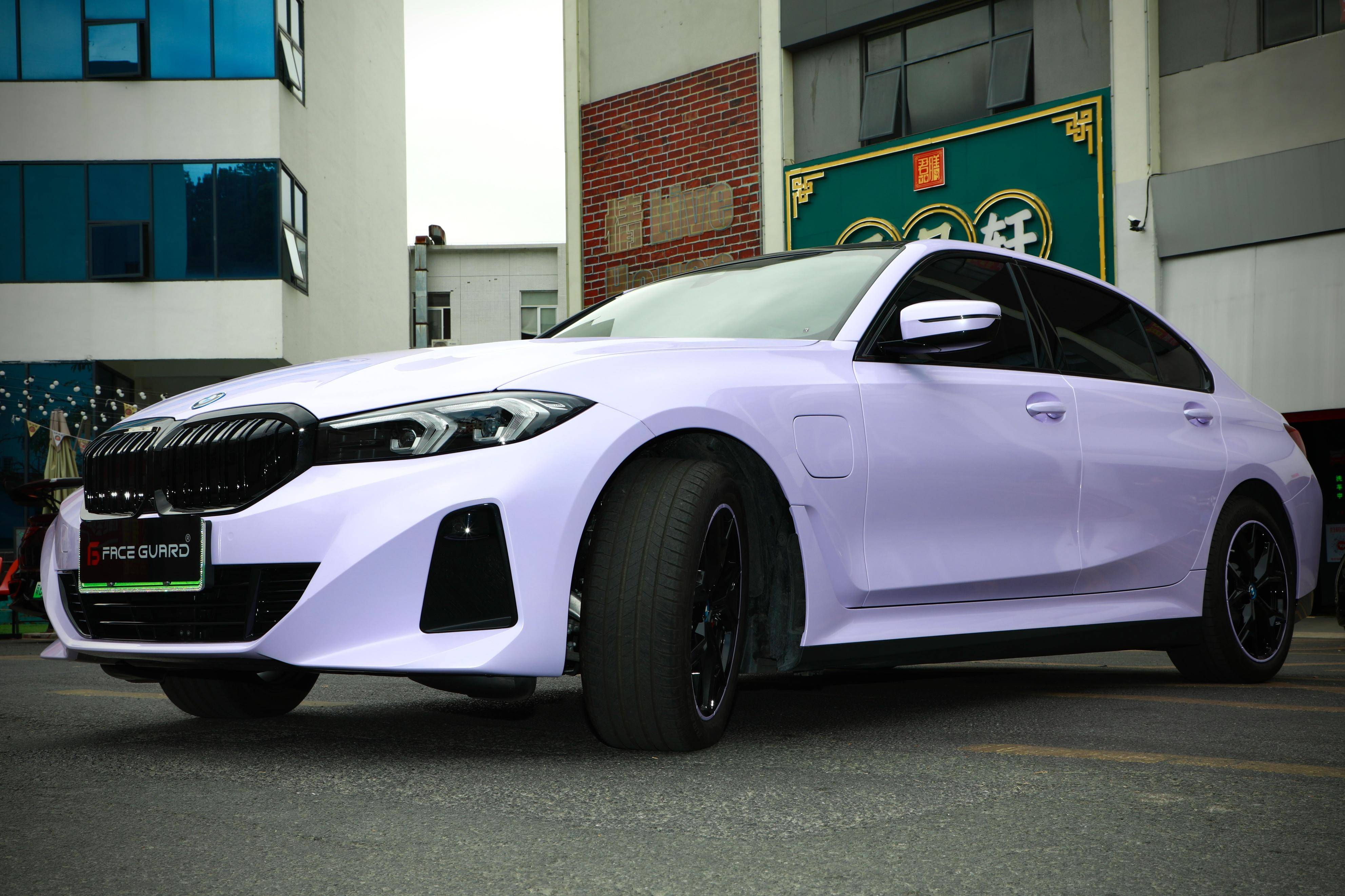 宝马i3改色face guard 星黛紫,女孩纸都无法拒绝的紫色!