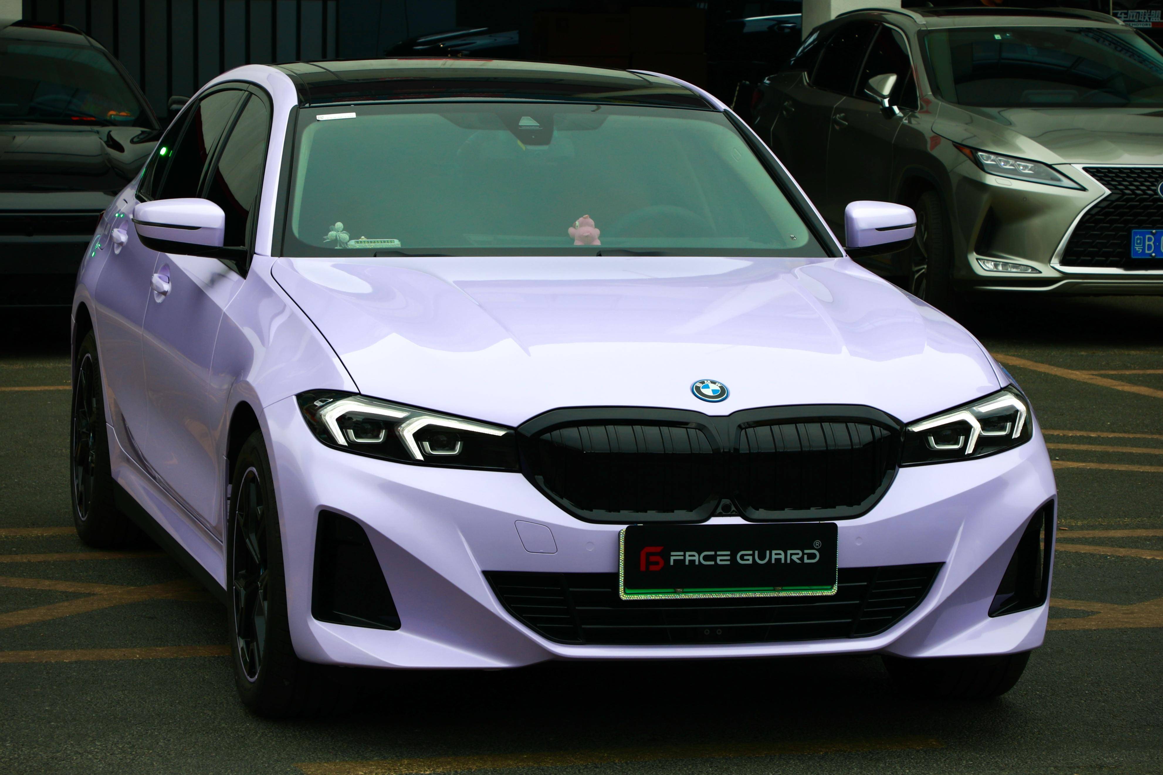 宝马i3改色face guard 星黛紫,女孩纸都无法拒绝的紫色!