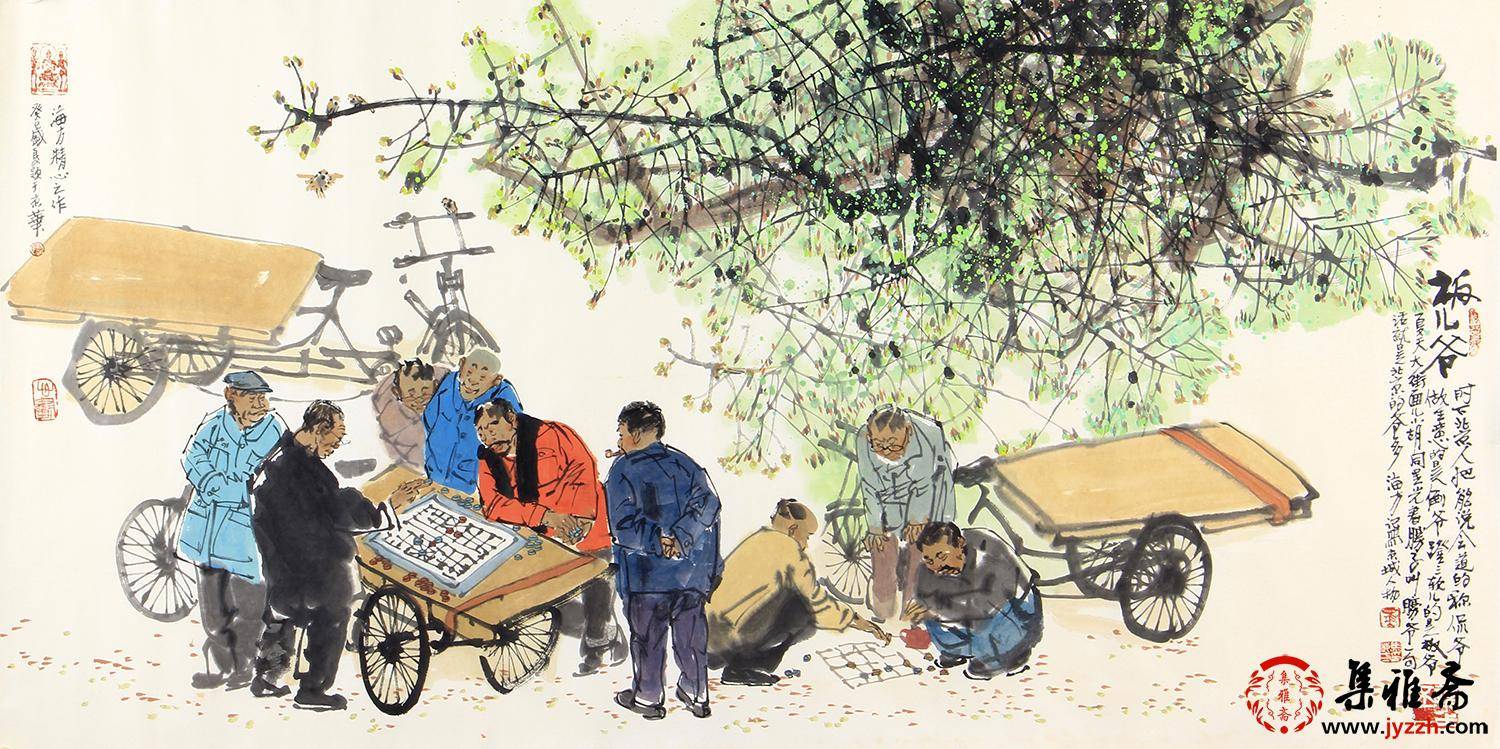 马海方的画多少一平尺(马海方的画作价格是多少?)_作品_尺寸_拍卖