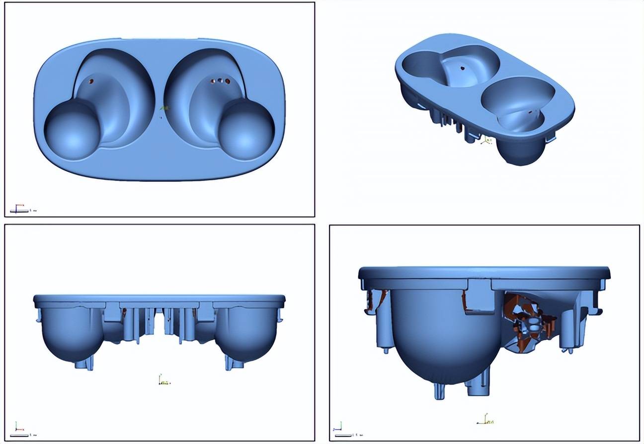 三维扫描数据模型通过与原有cad数模文件比较,获得精准尺寸信息及偏差