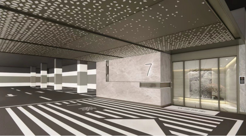 电梯轿厢:遵照成都高端小区规格打造轿厢内空间,日常乘坐体验非常舒适