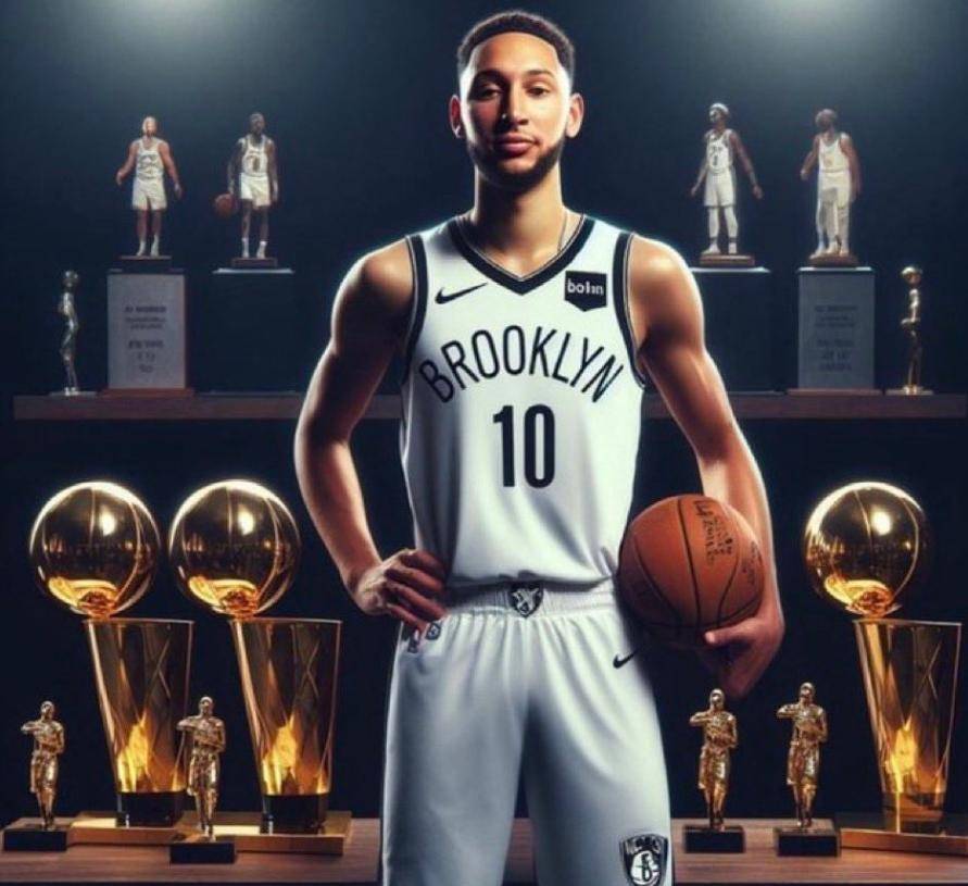 本西蒙斯完美复出,球迷:进步最快球员_to_reach_time