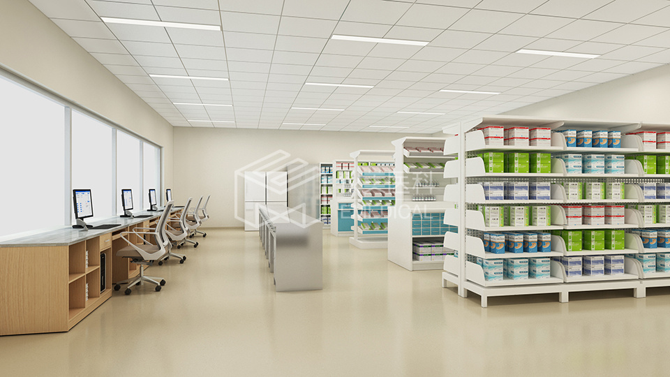 西药房医用家具这样设计更高效_医科_环境_仪美