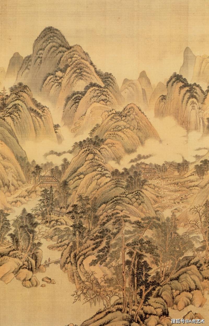 历代名画 董其昌 书画作品高清欣赏_山水_元人_图册