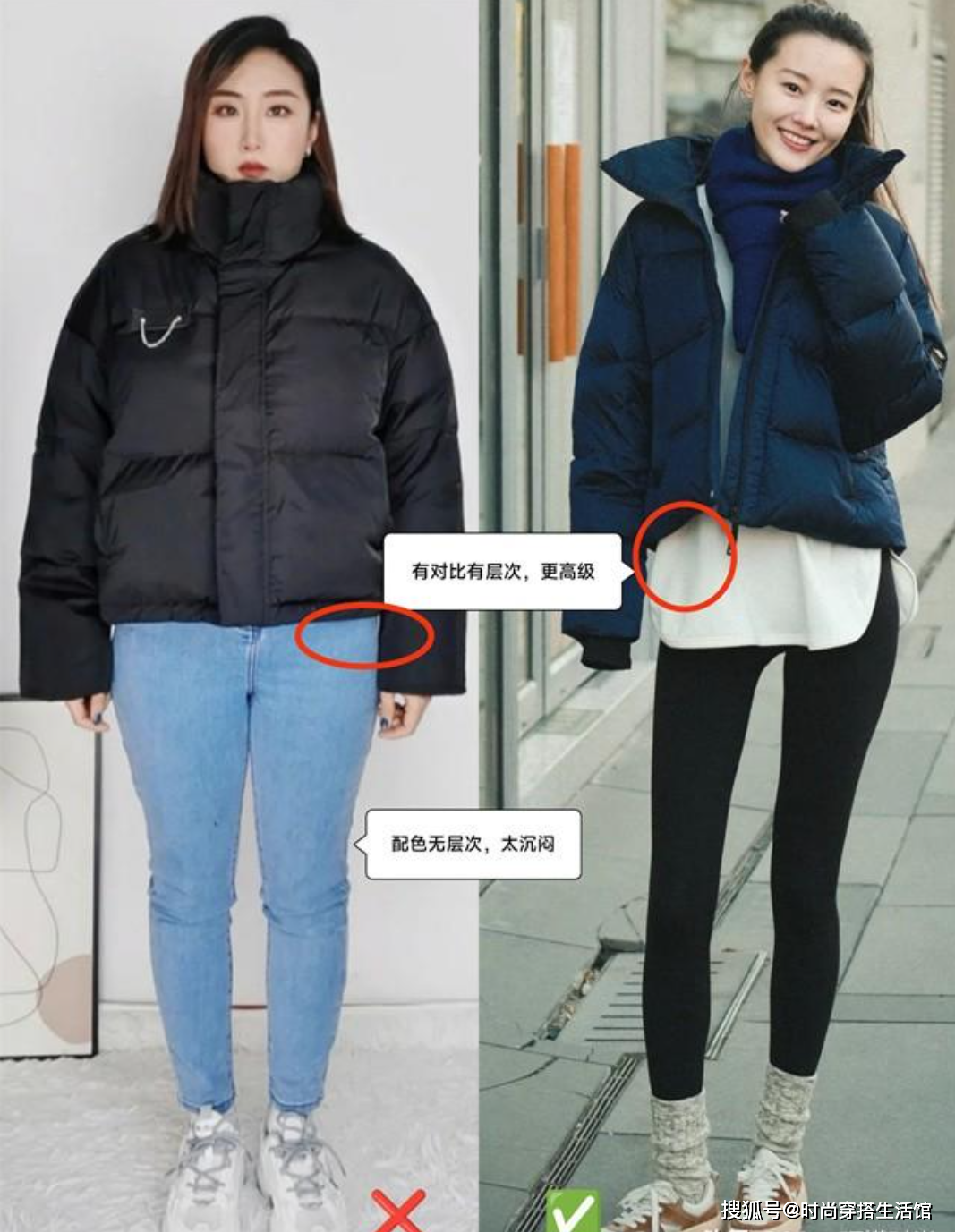 "羽绒服"这4种又土又丑的穿搭,很多人都在穿,快看你中招了吗
