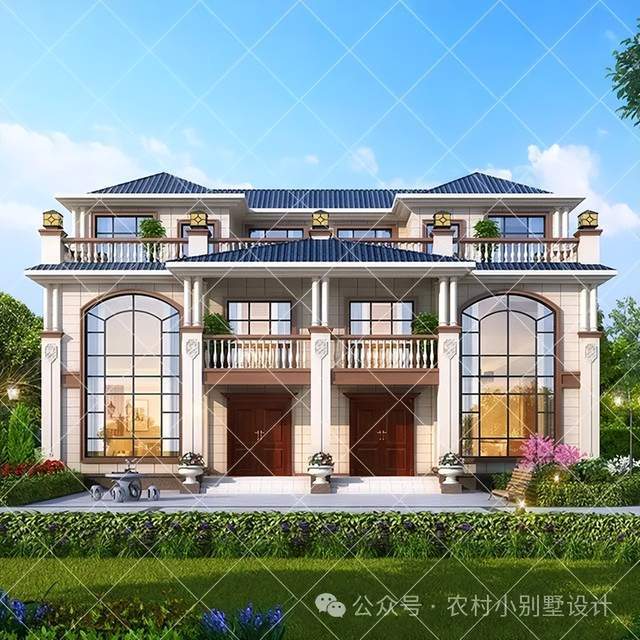 30款三层农村兄弟双拼别墅自建房,2024农村兄弟姐妹的最佳选择_房子