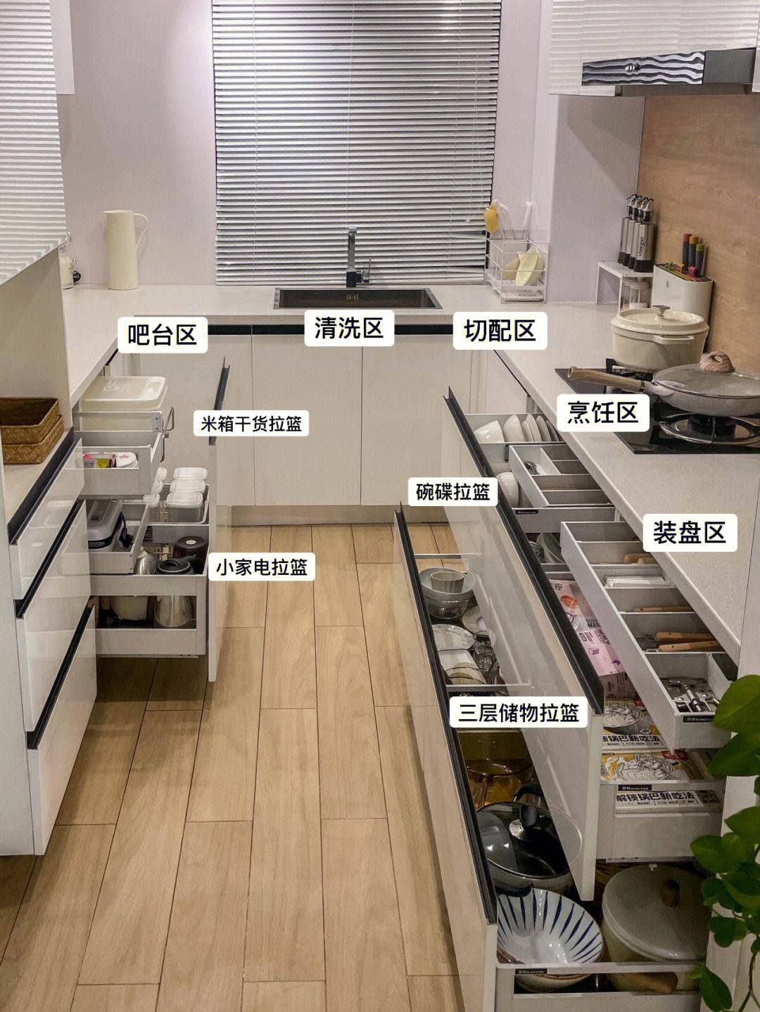 厨房橱柜内部设计图图片