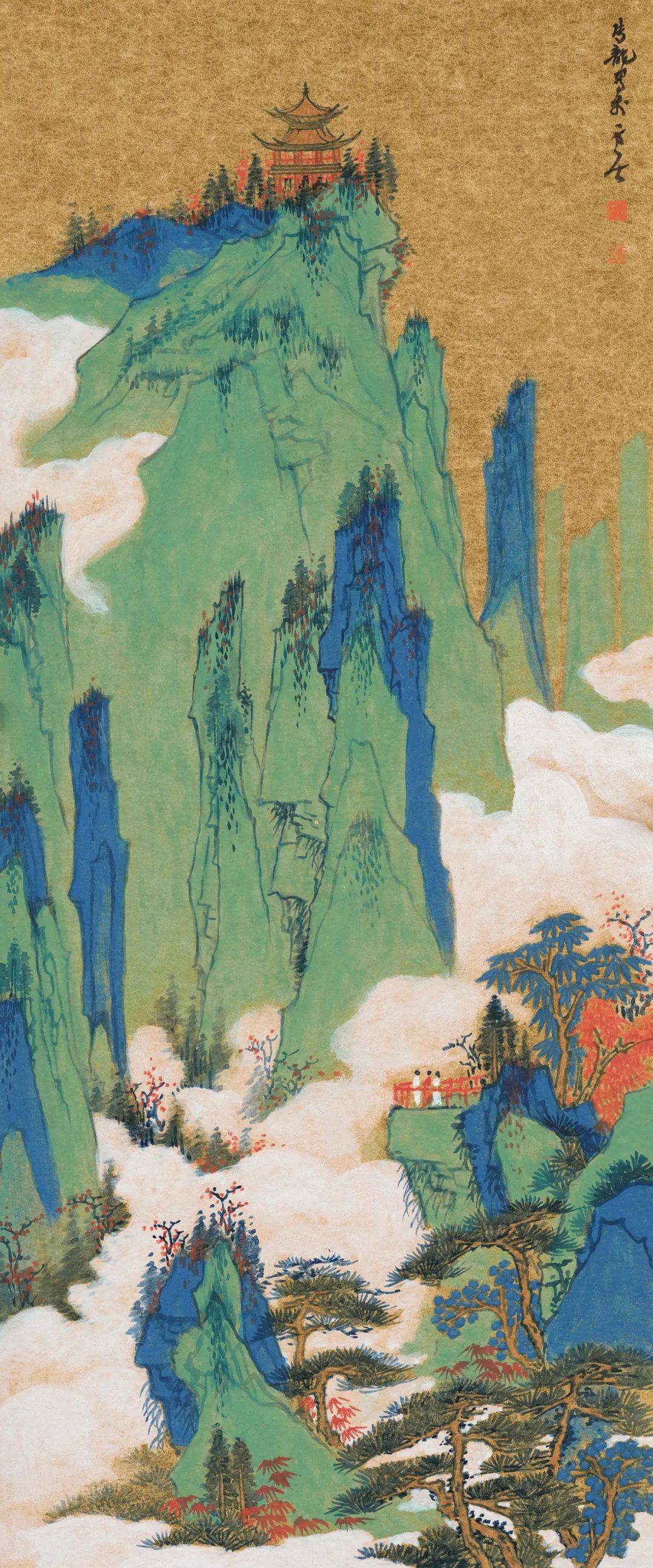 —马龙山水画作品展在北京华亚艺术基金会开幕