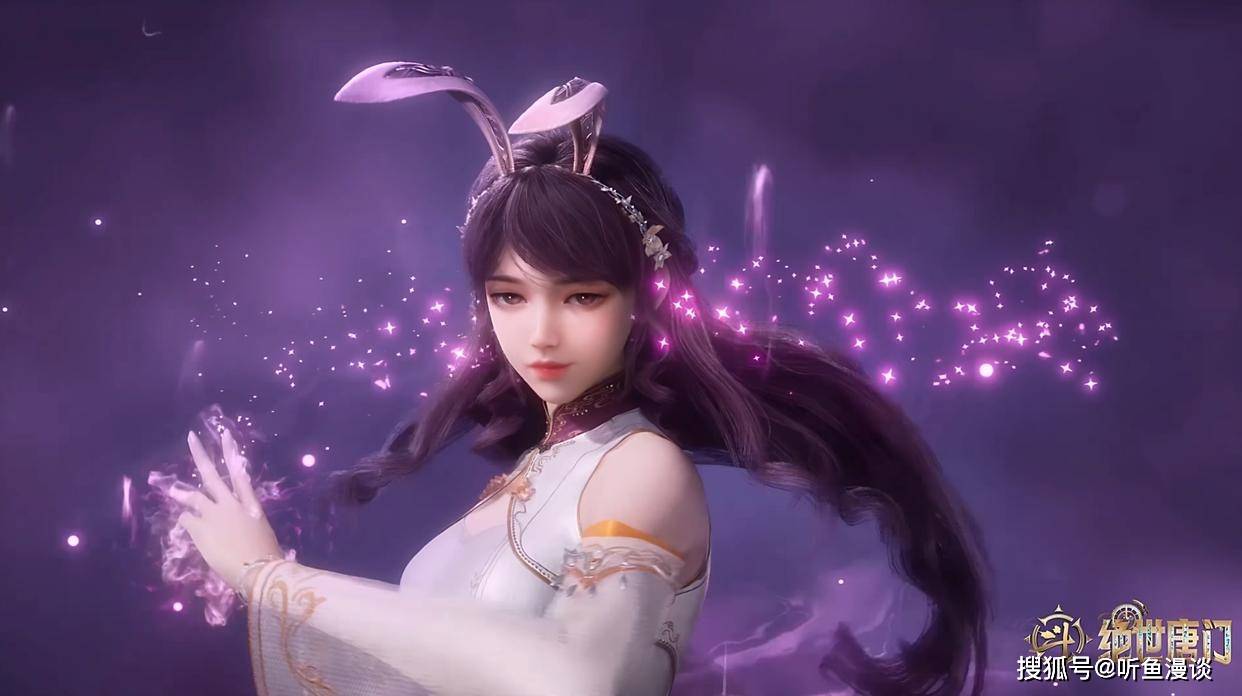 首先是江楠楠,她的武魂和初代史莱克七怪中的柔骨斗罗小舞一样,也是