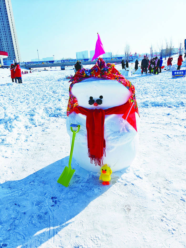 堆雪人大赛图片图片