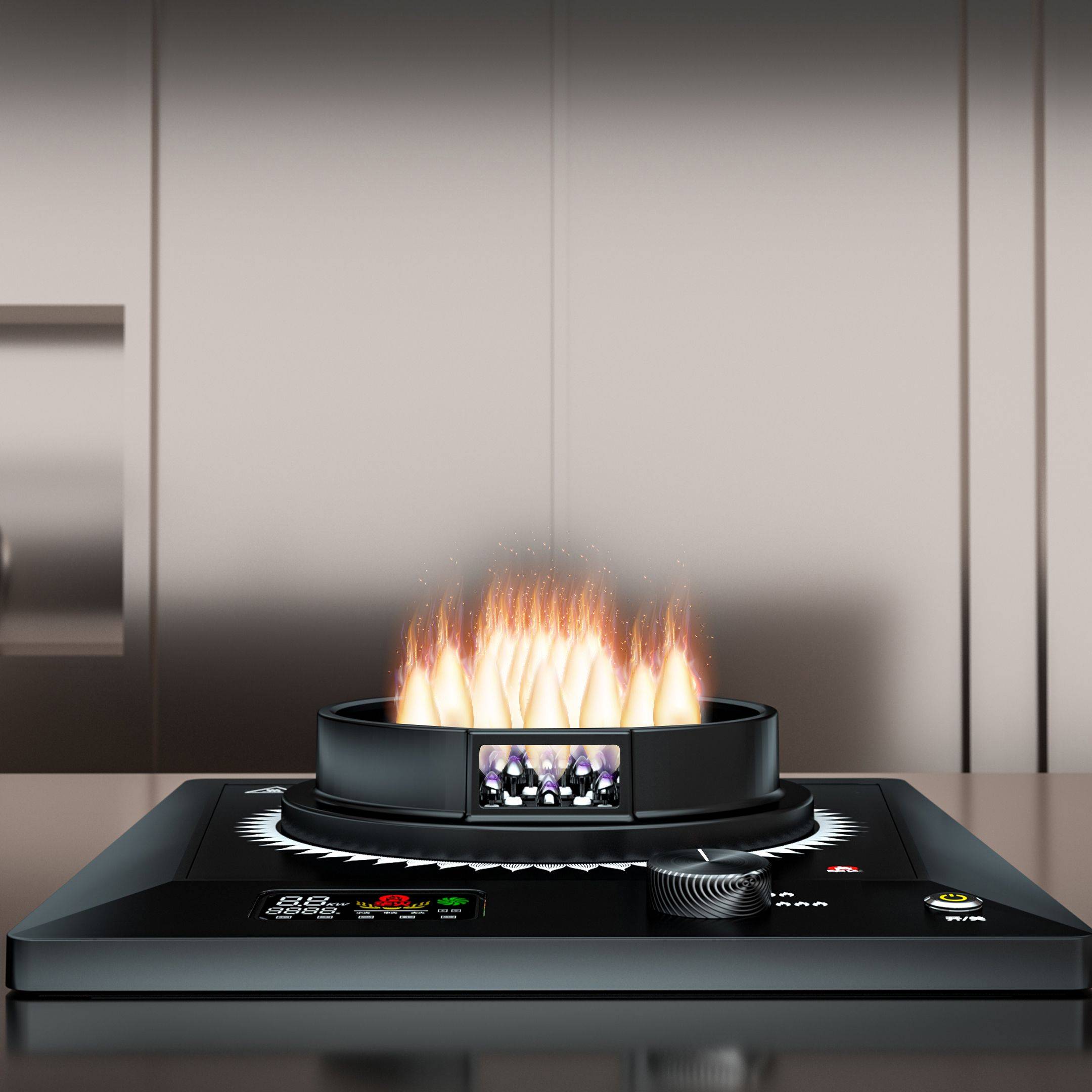 电燃灶加盟商机—华焰天下_代理_市场_环保