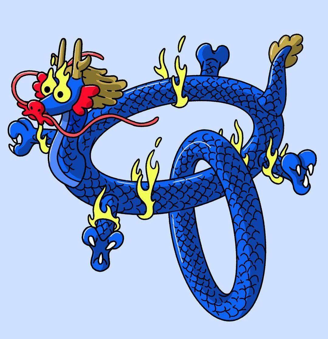 墨言教育丨宫崎骏发布2024龙年贺卡_设计_作品_tegusu