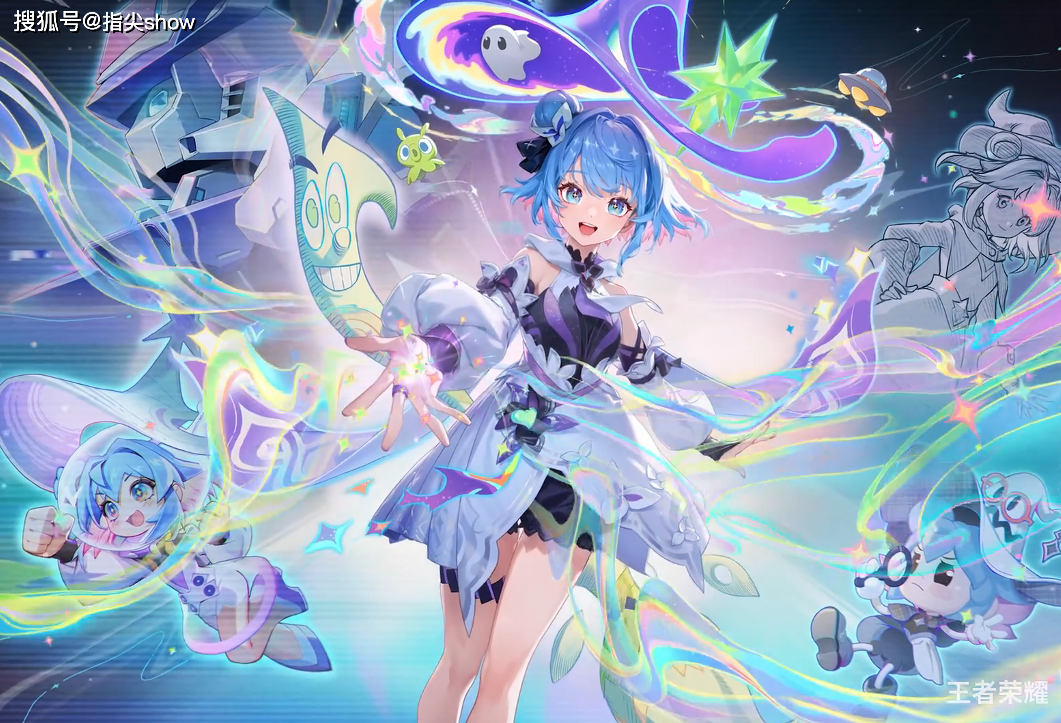 小乔无双皮肤竟然致敬了这么多的经典作品_魔法_彩虹_机甲