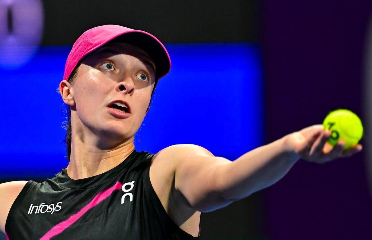 wta1000多哈站女单四强:斯瓦泰克连赢9局,大阪直美"抢七"失利