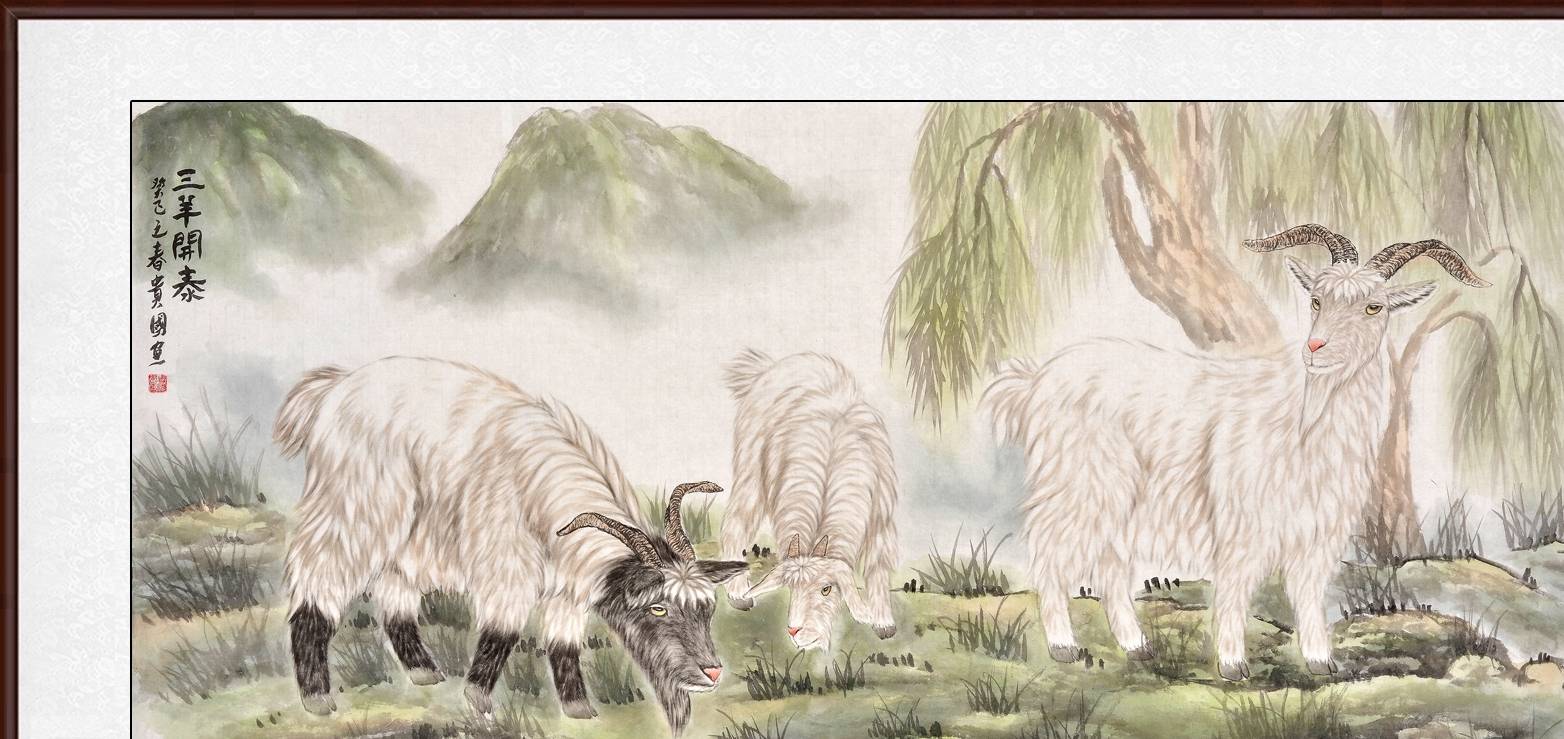 此副《玉堂金马》展现出来的纯净气质,唯美氛围值得我们屏息欣赏,充满