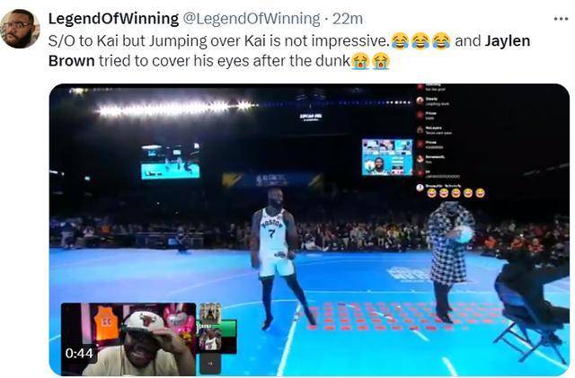 杰伦-布朗掀起全美热议,椅子飞跃引发争议:何以致敬萨克雷?