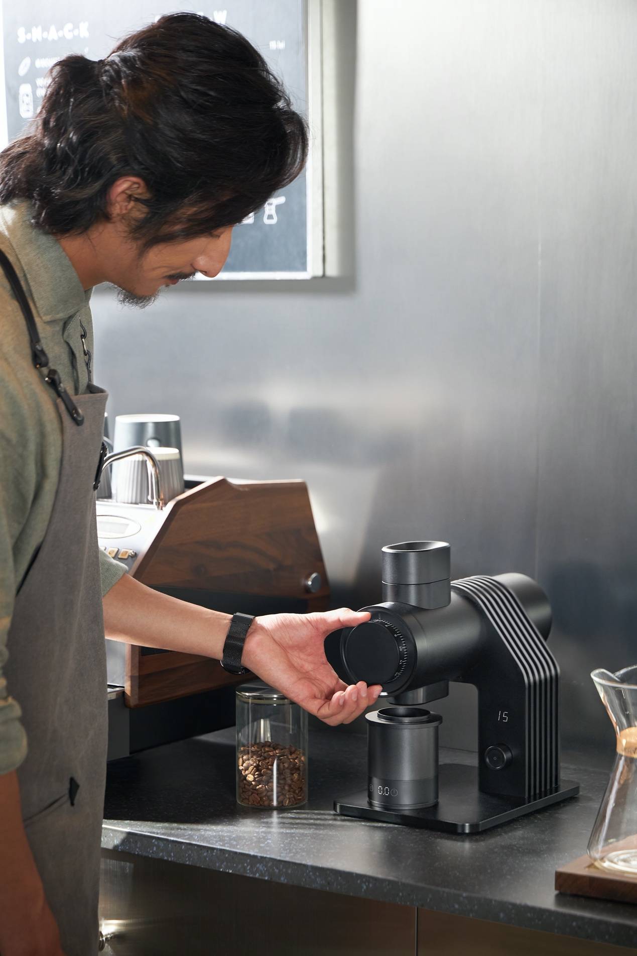 gcef咖啡评选同款,百胜图高精度电动磨豆机进阶研磨不