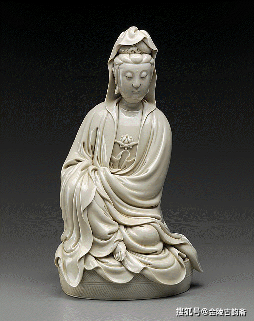 1200万的何朝宗达摩像,值!_德化_渡海观音_款识