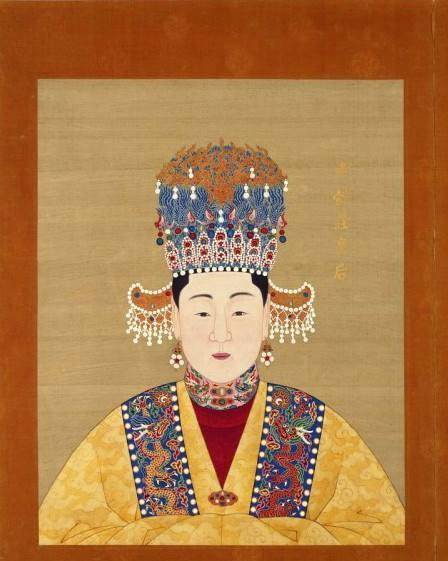 明朝十八位皇后画像:元朝皇后圆脸,清朝皇后锥子脸,你看明朝?