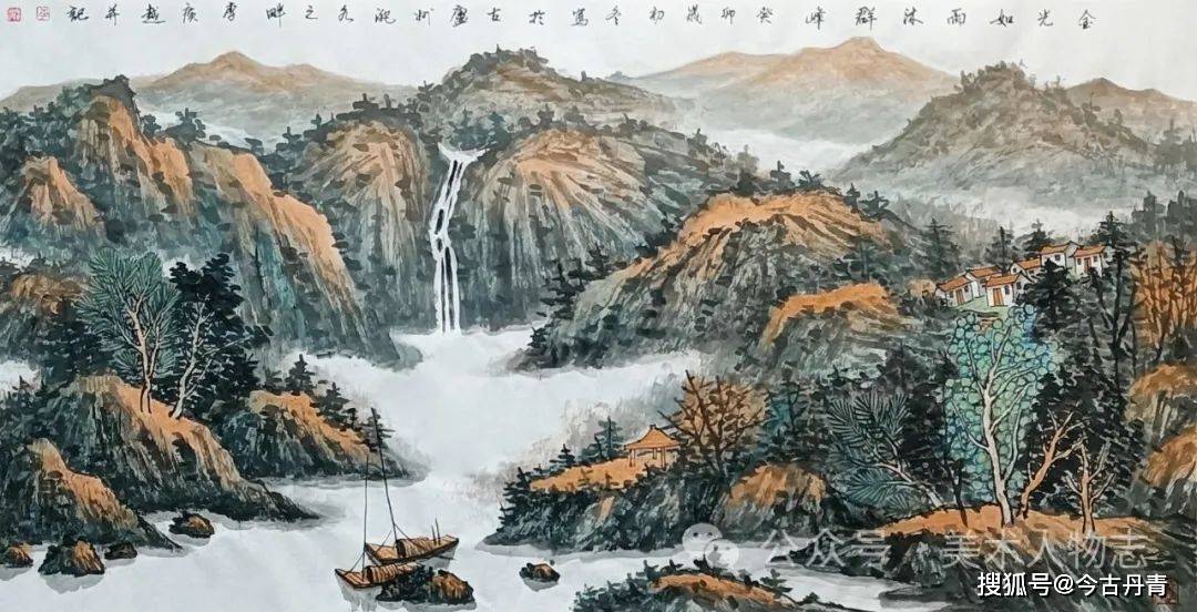 2020年10月10日天道酬勤,李广越艺术路上的足迹,自然越走越清晰,在