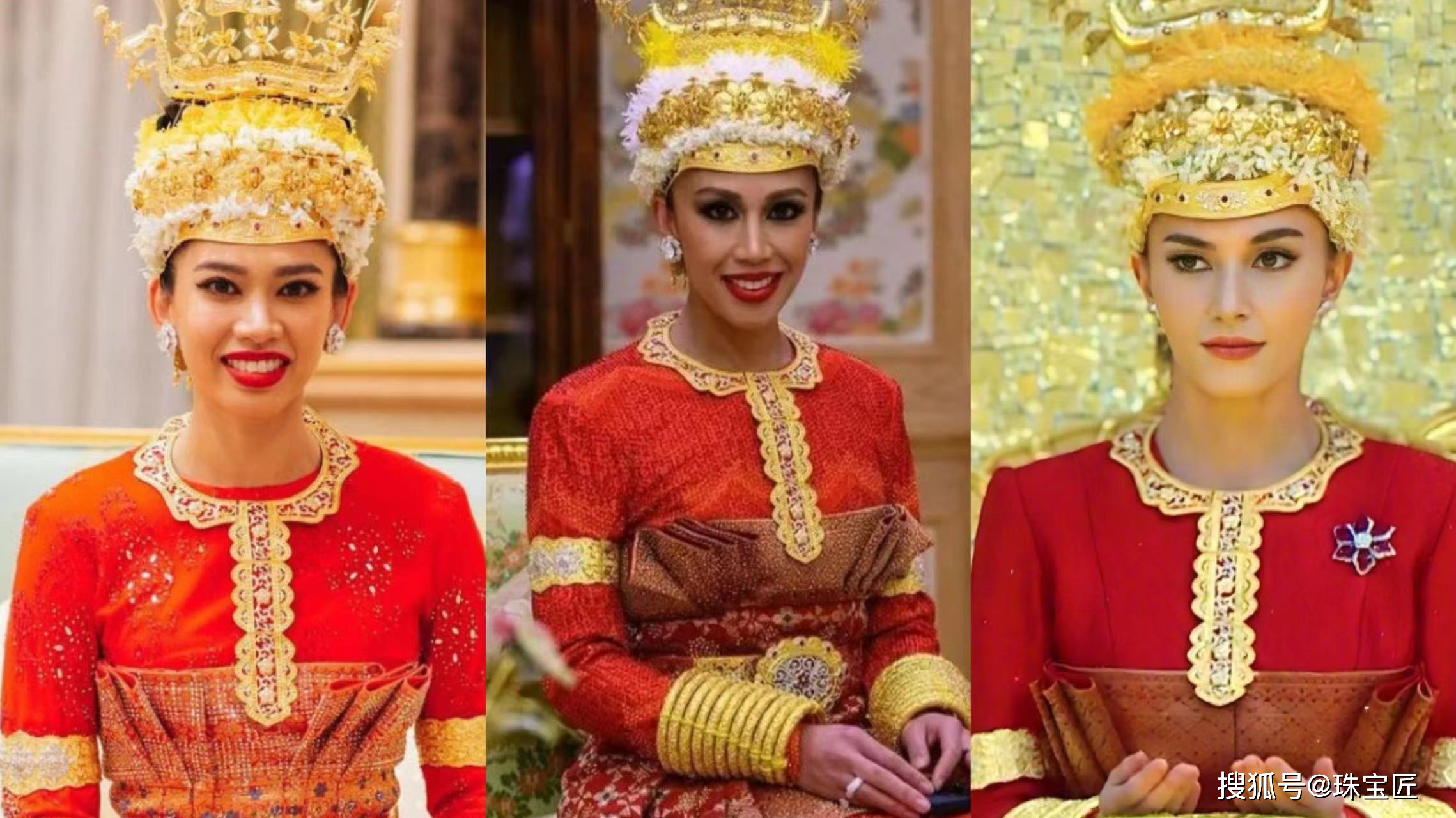 最美"灰姑娘"头戴800多颗钻石,包裹几十斤黄金出嫁_文莱_阿卜杜勒