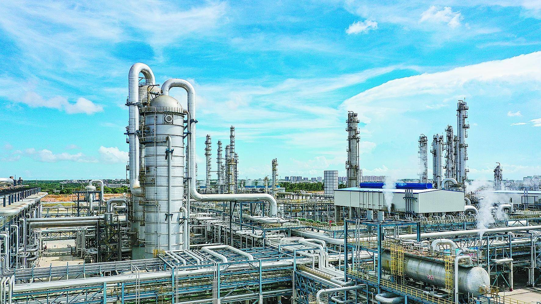 中国石化2023年乙烯产量达1431万吨_装置_产能_项目