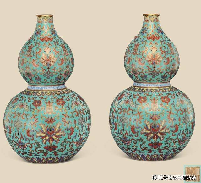 盘点中国嘉德拍卖史上五大葫芦瓶珍品，最贵一件价值高达1725万！_瓷器_乾隆_征集