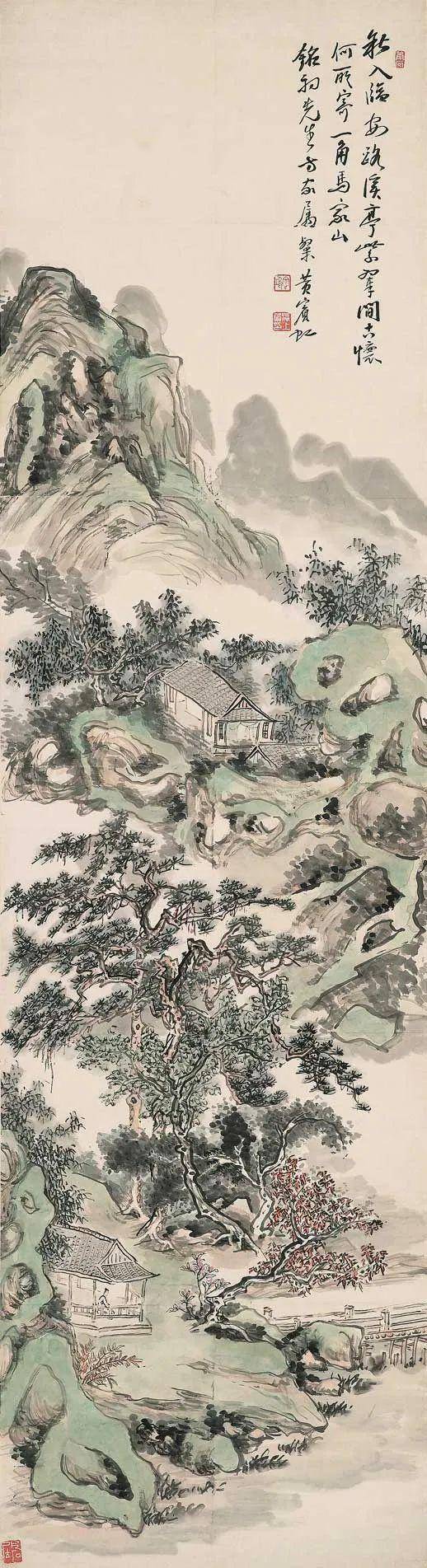 20世纪中国画巨匠黄宾虹,山水画的造诣如何?_作品_广汇_黄山