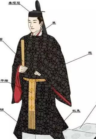 先秦服饰男子图片