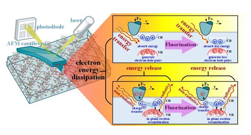 基于氟化二维zif的电子能量耗散对超润滑调制机理_摩擦_表面_性能