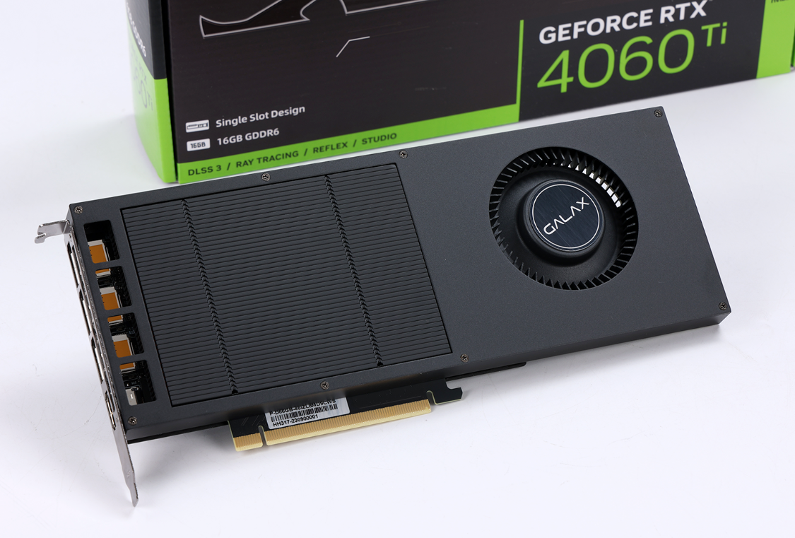 影驰rtx 4060 ti 16gb无双max显卡装机实测_散热_测试_得分