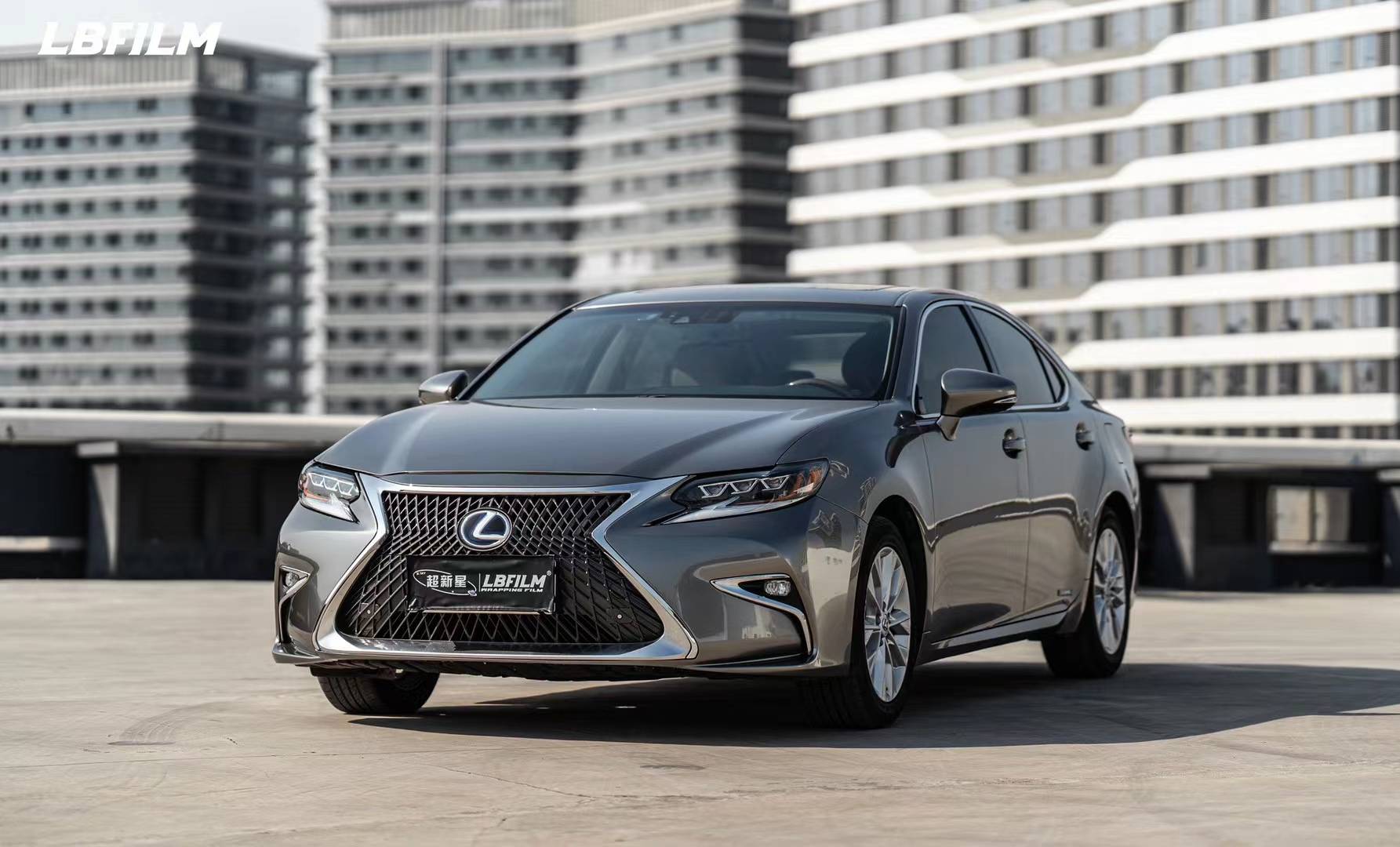 雷克萨斯es300h-lb改色膜液态金属银,高级大气_搜狐汽车_搜狐网