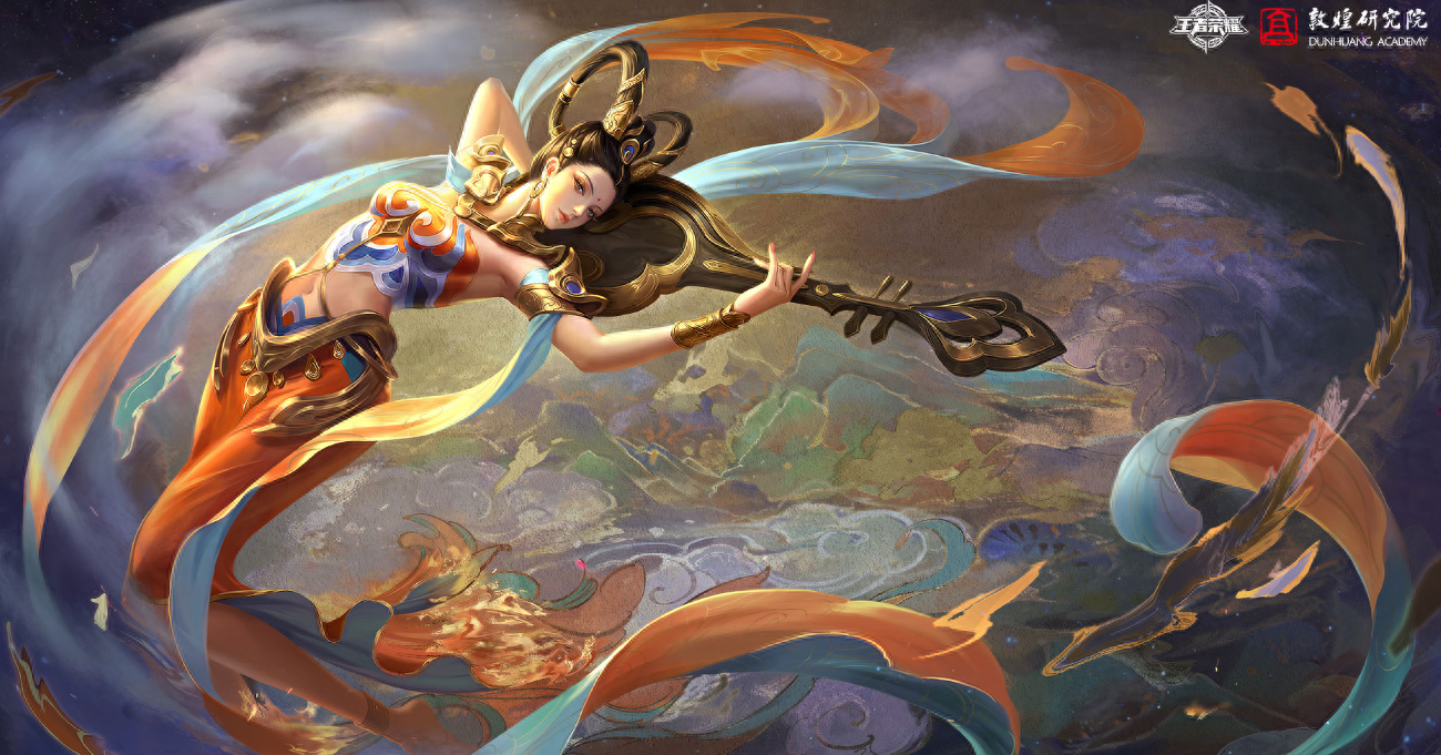 王者荣耀对于神话元素的运用,在中国风加持下,皮肤立