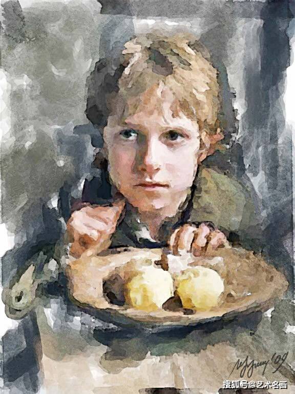 俄罗斯画家维塔利舒金(vitaliy shchukin)水彩画作品欣赏_人物_艺术