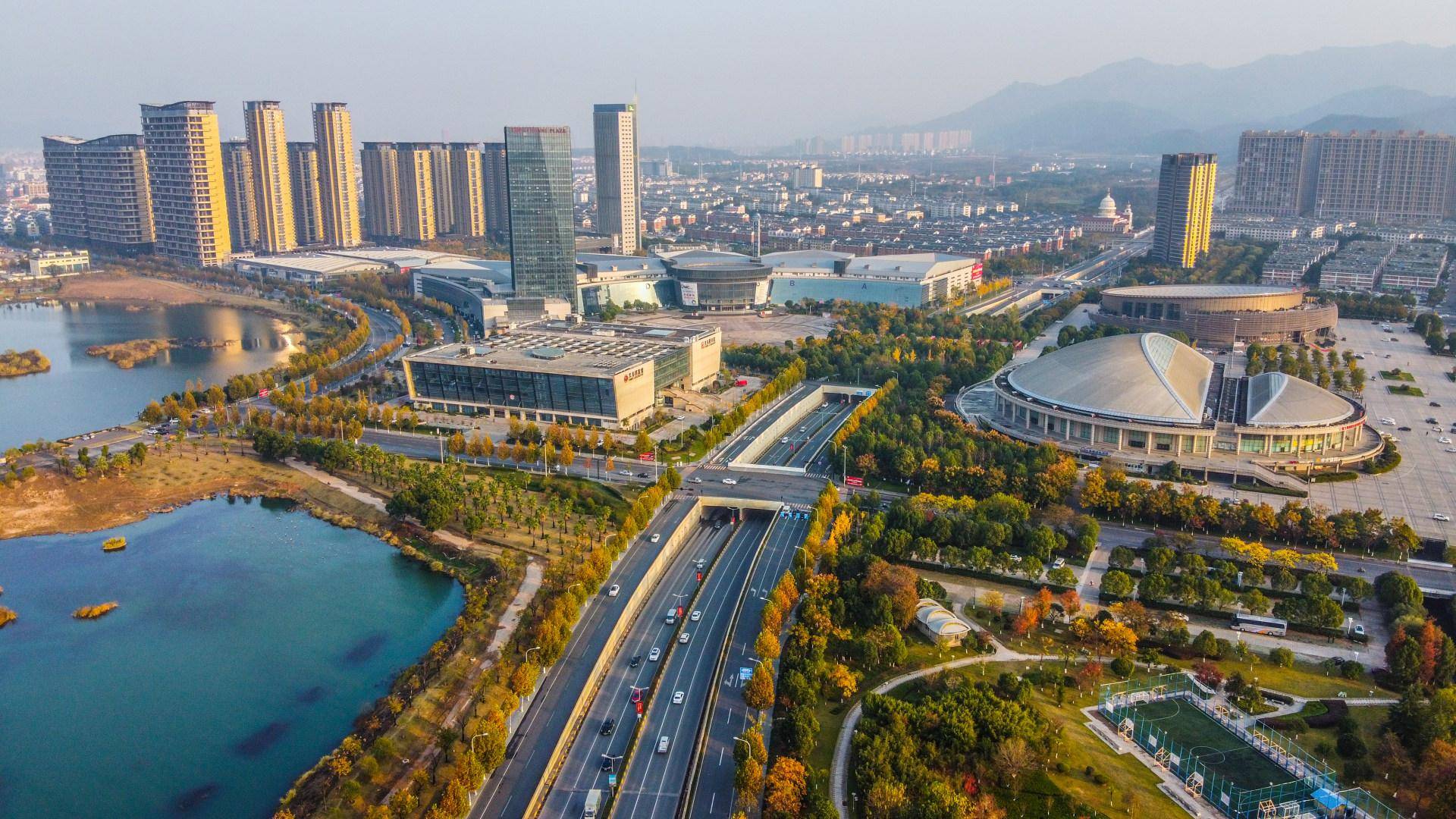 航拍慈溪义乌,展示浙江顶级强县的真实面貌_发展_社会_镜头