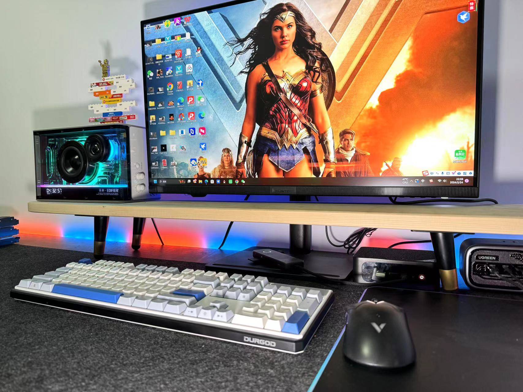 颜值即正义,还要生产力——杜伽K610W机械键盘就是我心中的那个全能选手!