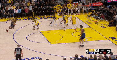 nba常规赛:库里32分勇士复仇湖人 詹皇缺席浓眉空砍27 15_戴维斯_命中