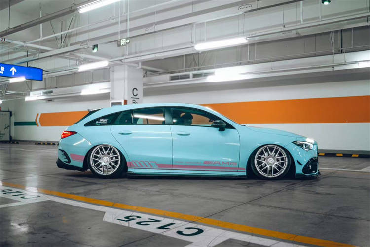 唯美独享 奔驰cla改装airbft空气悬挂案例_搜狐汽车_搜狐网