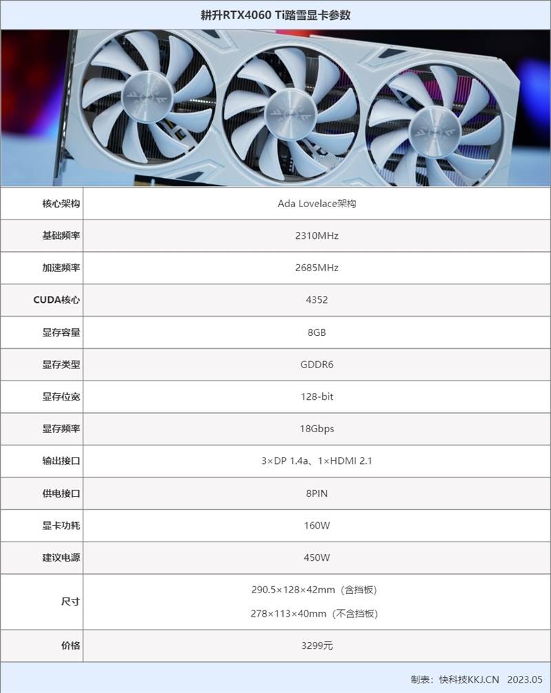 耕升rtx 4060 ti踏雪显卡评测_主流_核心_玩家
