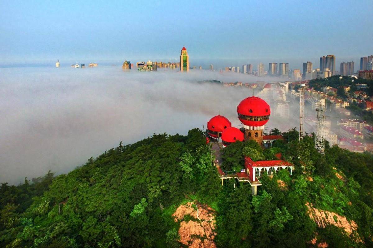 青岛市南:"文化寻迹" 养心亦养神_信号山公园_康养_摄影