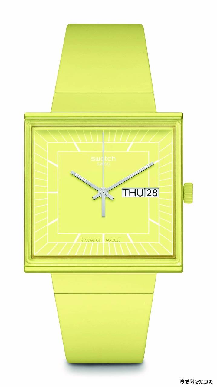 "方"的时尚 swatch推出创新性植物陶瓷 what if? 系列新款腕表