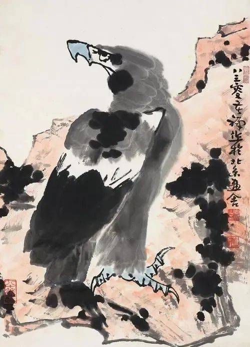 陈子庄:齐白石画鹰像正生;潘天寿,李苦禅画得凶狠,少内涵_常态_眼光