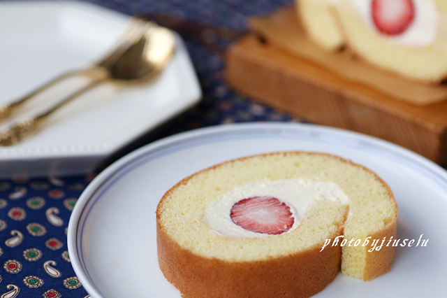 舒芙蕾草莓蛋糕卷,卷起整个春天