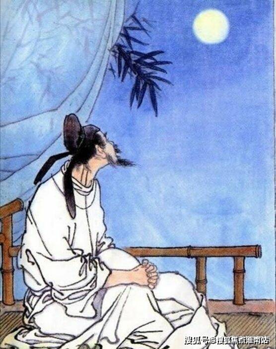 苏轼望月简笔画图片