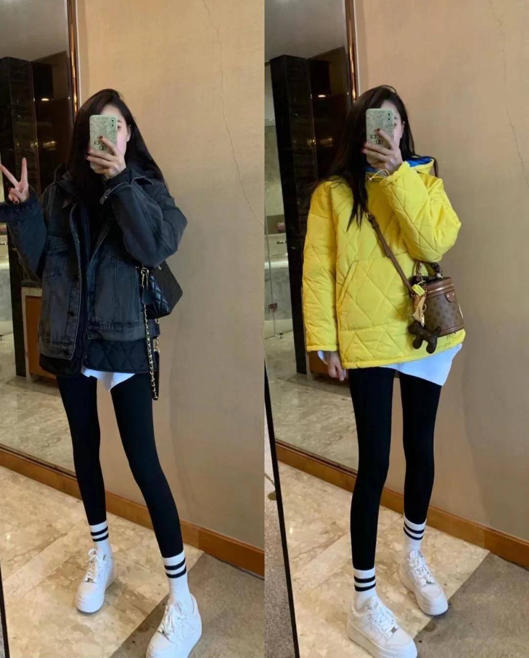 开春最佳搭配来啦!"鲨鱼裤 中袜 小白鞋",人人都夸你洋气好看