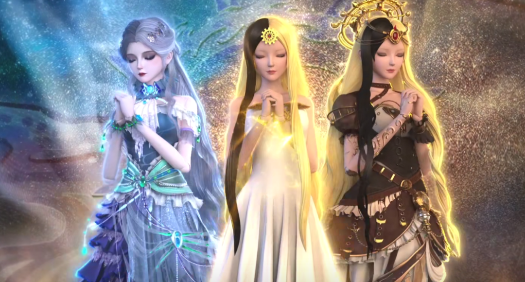 白光莹和罗丽都有多个形态,罗丽和冷漠在一起的样子很飒_公主_仙子