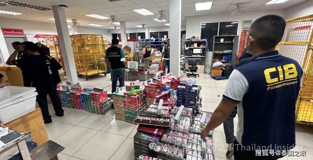 泰国警方破获两起非法逃税香烟走私案,曼谷有1名中国人被捕!